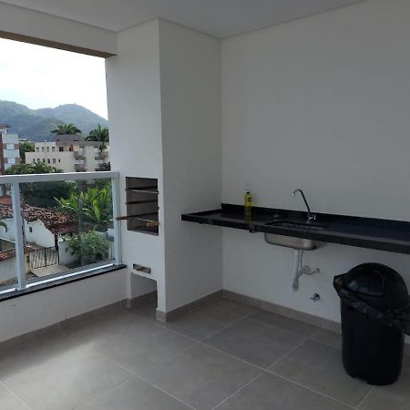 Apartamento Completo em Ubatuba - Tenório - Piscina e Churrasqueira gourmet Exterior foto